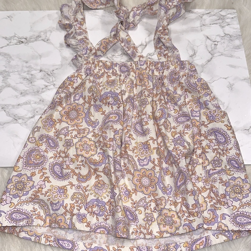 Wonder nation Floral Button-Down dress size 4T - Picture 6 of 7